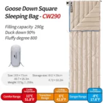 Saco de dormir envolver Naturehike Caqui-L - Imagen 6