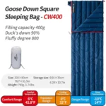 Saco de dormir Azul oscuro Naturehike - Imagen 5