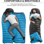 Naturehike Piuma d’oca Negro M 210×75 cm Saco de dormir - Imagen 6