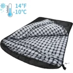 Mcota Doble Blanco / negro Saco de dormir - Imagen 3