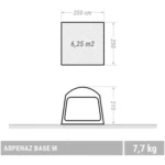 Quechua Carpa Habitáculo Arpenaz Base M 6 Personas - Imagen 3