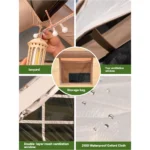 Tienda de campaña Hinchable 6 Personas Villa Móvil - Imagen 3