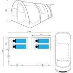 Tienda de Campaña Skandika Esbjerg 4 Personas - Imagen 2