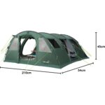 Tienda de Campaña Túnel Skandika Gotland Verde 6 Personas - Imagen 2