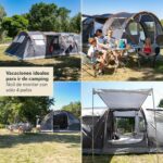 Tienda de Campaña Túnel Skandika Gotland Gris 6 Personas - Imagen 3