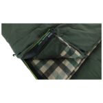 Saco de Dormir Rectangular Double Lux Camper Verde Outwell - Imagen 4