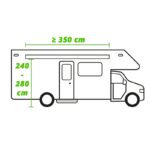 avance hinchable Obelink Rio 280 Easy Air gris 280 x 225 cm 10.4 kg 3000 mm - Imagen 3
