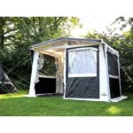 tienda cocina camping Obelink Outhouse 300 gris 300 x 200 x 215 cm 35.7 kg 300 g/m² - Imagen 3