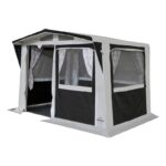 tienda cocina camping Obelink Outhouse 300 gris 300 x 200 x 215 cm 35.7 kg 300 g/m²